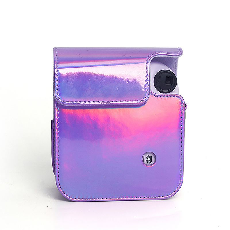 Til Mini 12 Case Kamerataske PU Læder Cover Taske Polaroi Pink oensize | Pink | oensize | Fyndiq